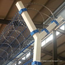 Design de vedação em alumínio galvanizado aeroporto usado Cerca de jardim de alumínio vendido a quente, lamas de vedação de alumínio